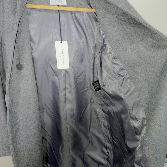 NEW Cole Haan Women’s Coat Capsule Minimalist Quiet Luxury Wool Blend Hooded 10 - Picture 10 of 13